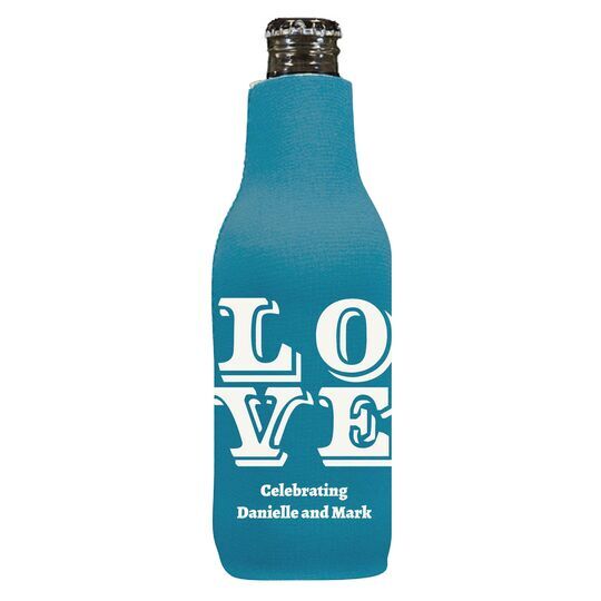 Retro Love Bottle Koozie